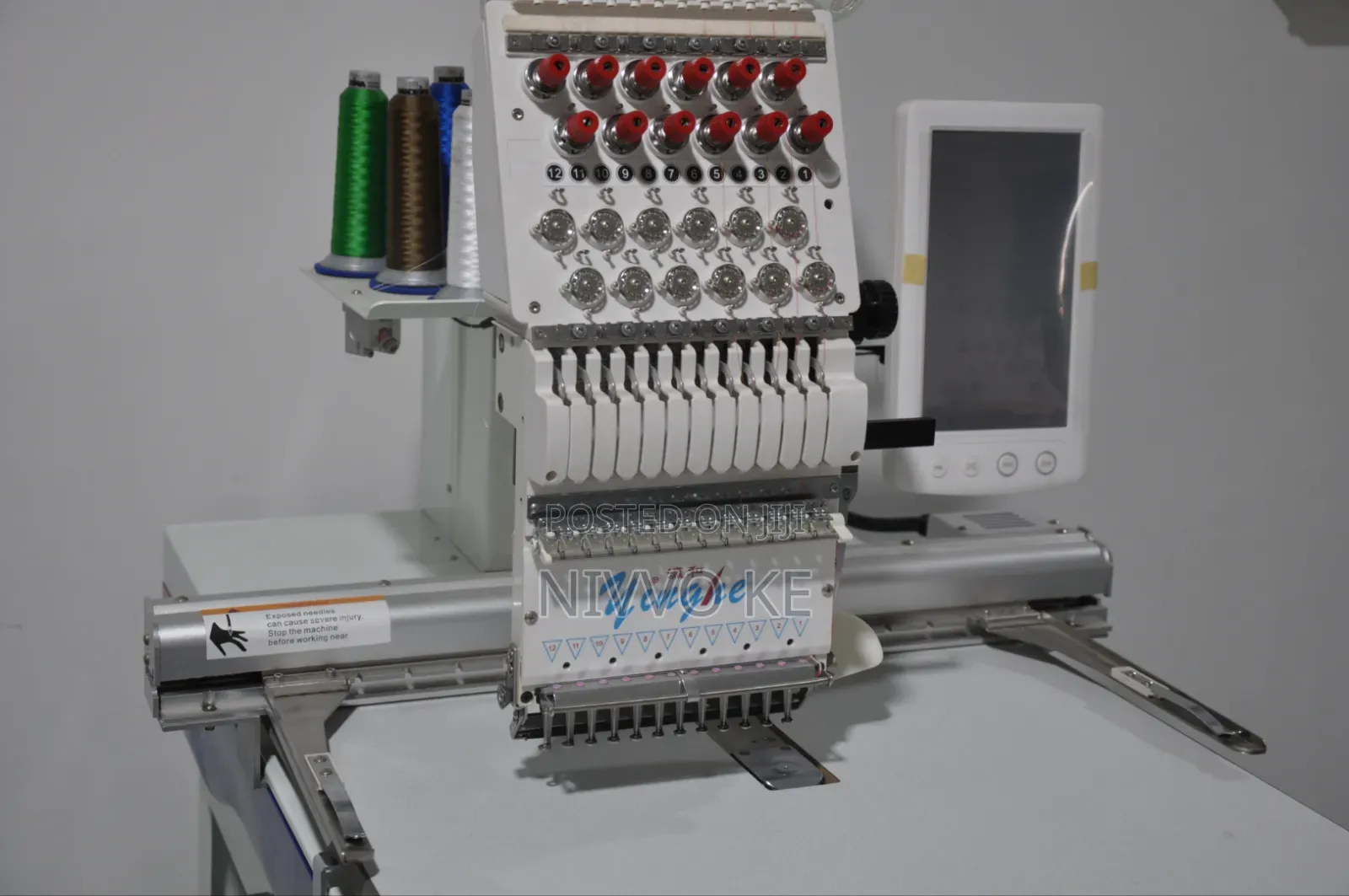 1 Head 9 Needles Embroidery Machine