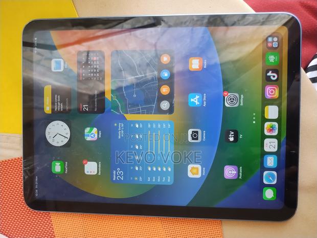 Apple iPad (2022) 64 GB Blue - thumbnail 2