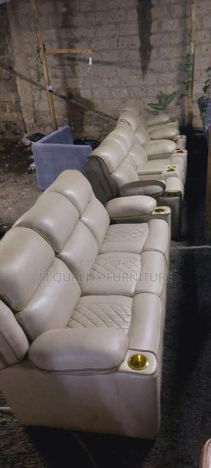 7-Seater Semi Recliner Sofas With Springs