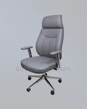 Grey Executive Office Chair |Quiet Movement That Won’T Annoy Your Team