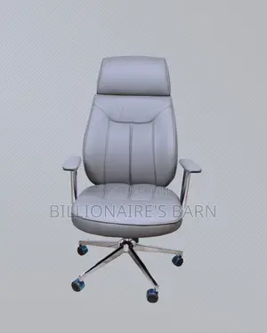 Grey Executive Office Chair |Quiet Movement That Won’T Annoy Your Team