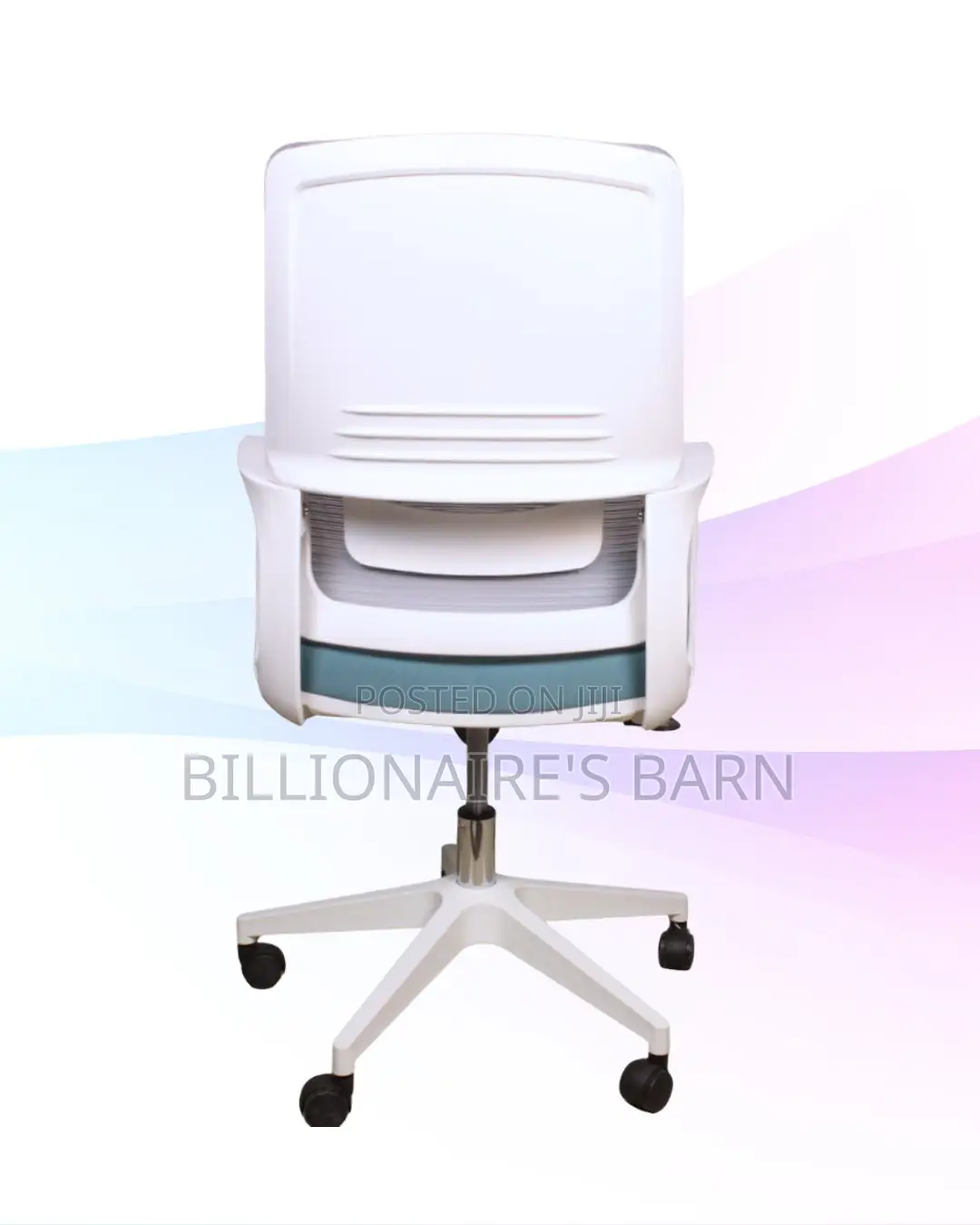 White Mid-Back Mesh Chair | Quiet Movement That Won’T Annoy Your Team