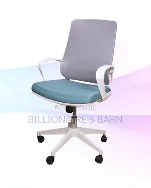 White Mid-Back Mesh Chair | Quiet Movement That Won’T Annoy Your Team