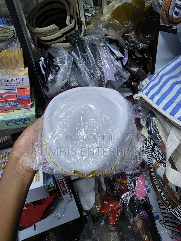 White Hostess Hat a