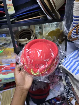 Red Stewardess Hostess Hats
