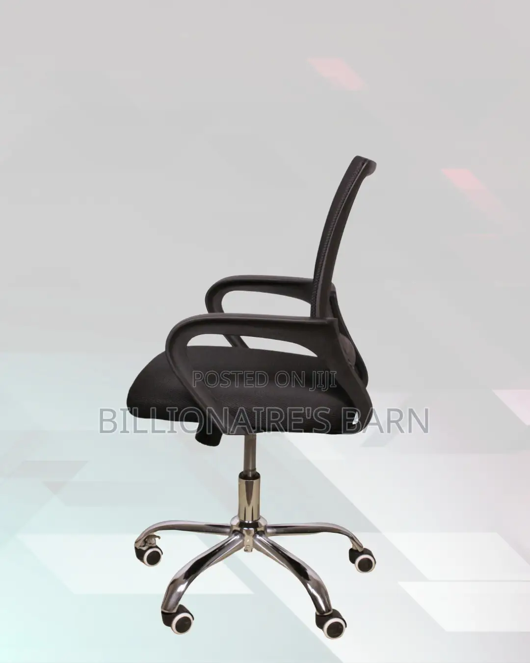 Black Compact Ergonomic Chair | Breathable Support for Long Desk Hours