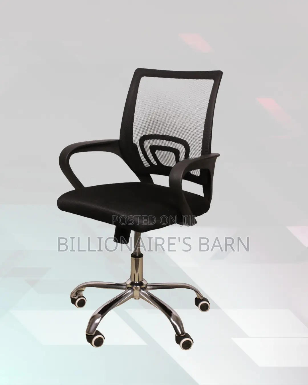 Black Compact Ergonomic Chair | Breathable Support for Long Desk Hours