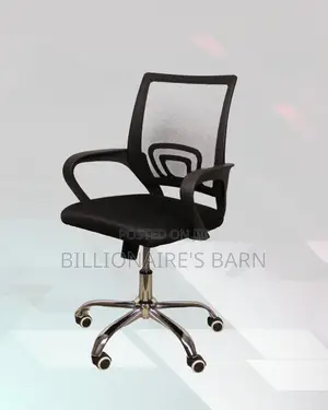 Black Compact Ergonomic Chair | Breathable Support for Long Desk Hours
