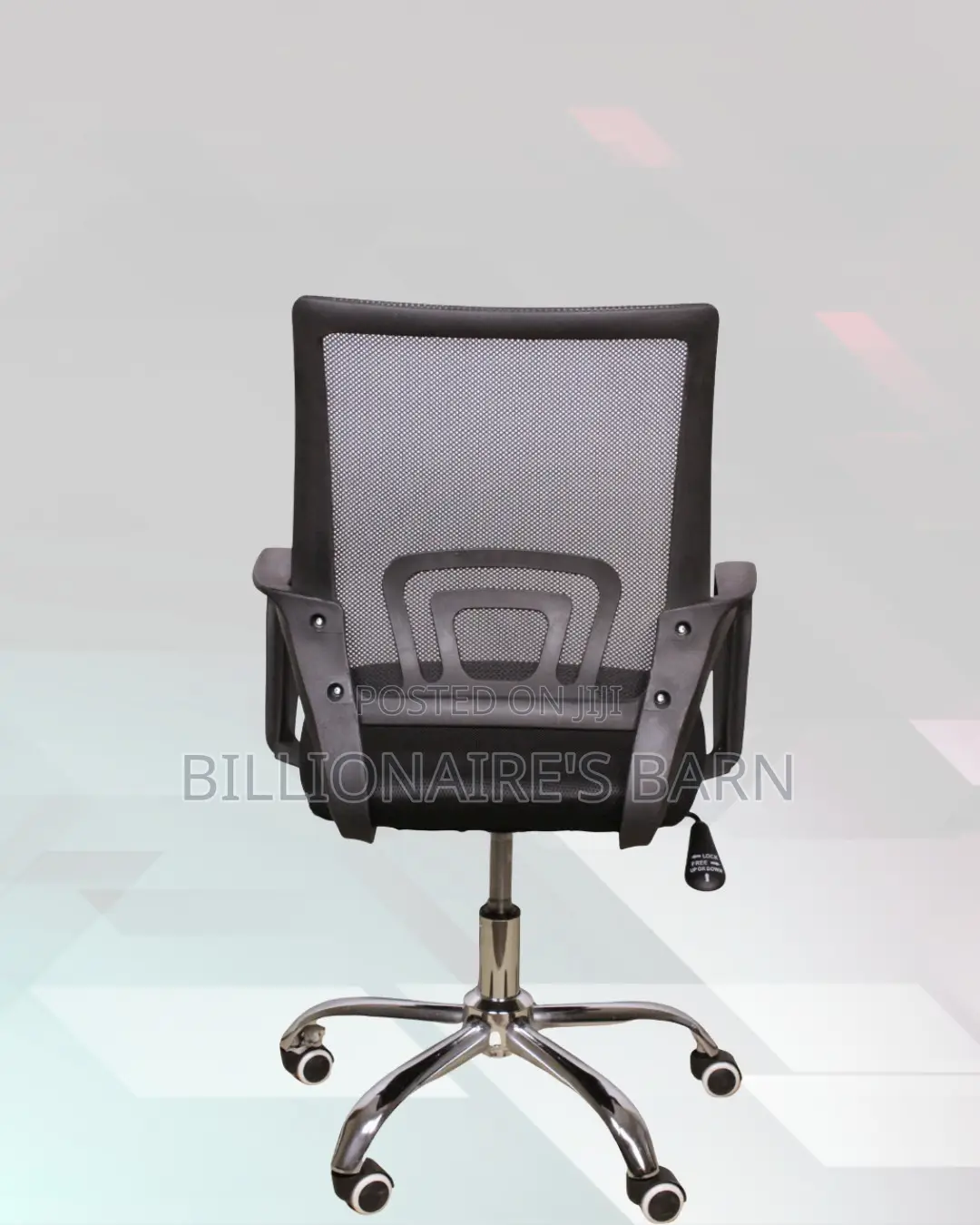 Black Compact Ergonomic Chair | Breathable Support for Long Desk Hours