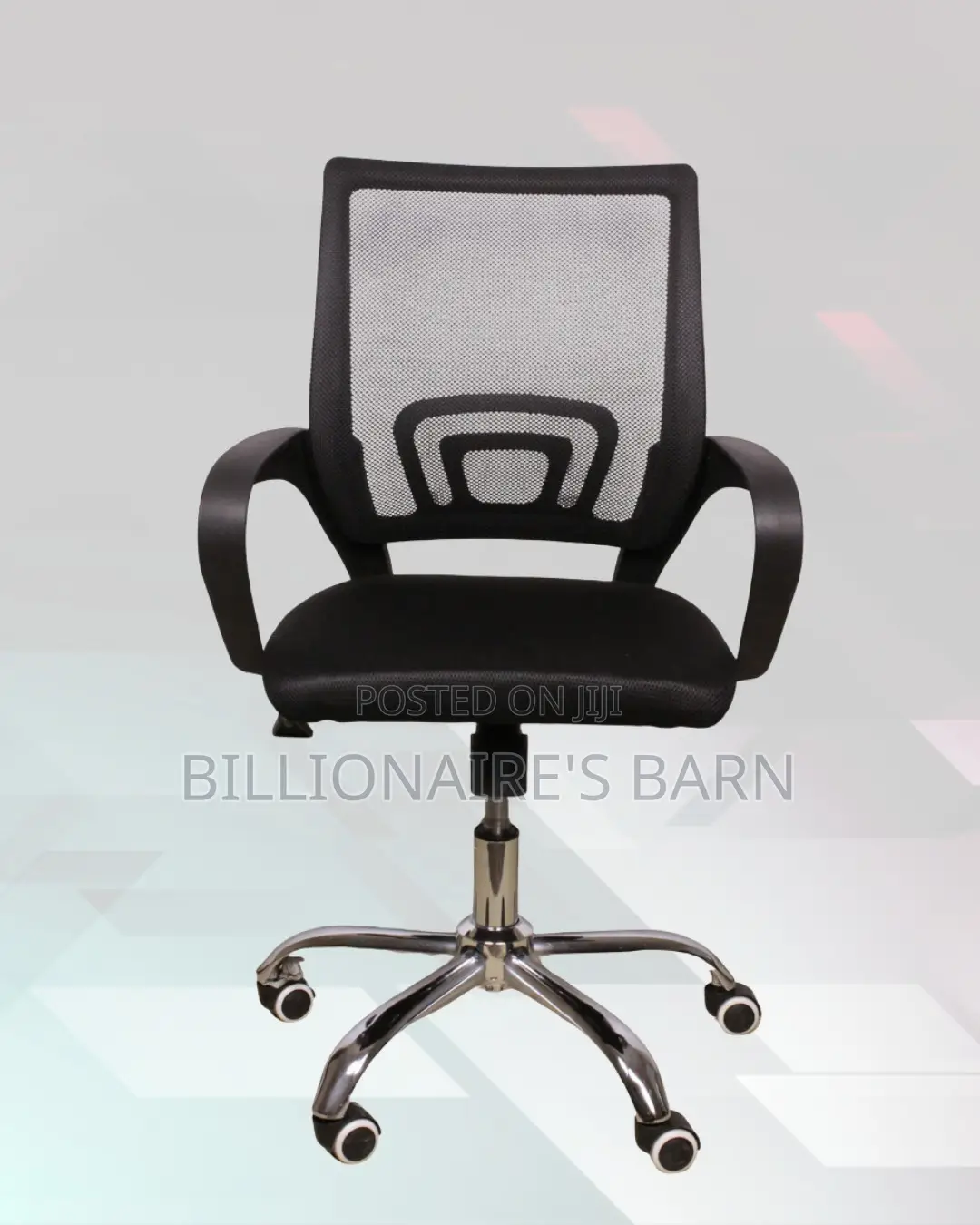 Black Compact Ergonomic Chair | Breathable Support for Long Desk Hours