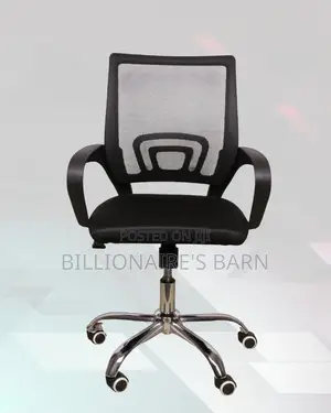 Black Compact Ergonomic Chair | Breathable Support for Long Desk Hours