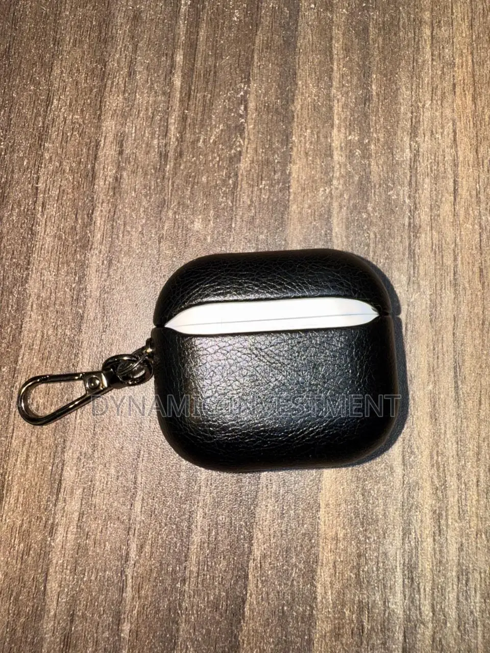 Luxury Leather Case/Cover for Apple Airpods Pro 3 Metal Keychain