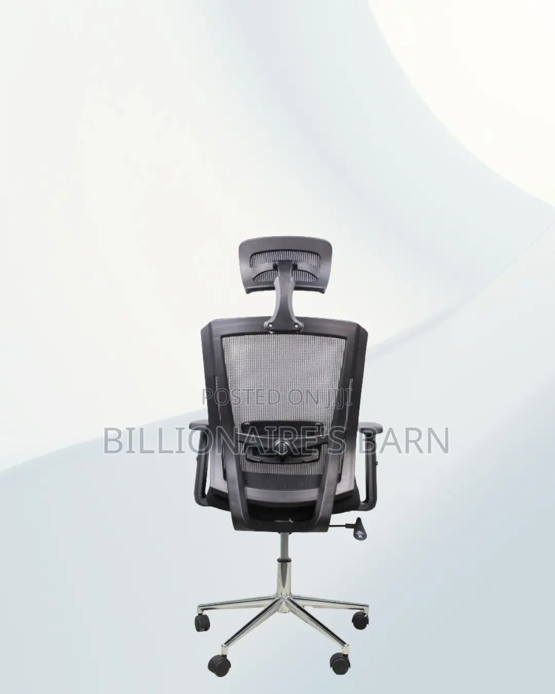Black Ergonomic Mesh Chair | Breathable Support for Long Desk Hours |