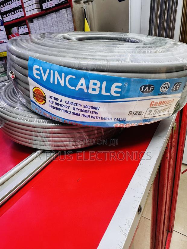 Evincable 2.5mm Cable 90m – Bulk Available - main view