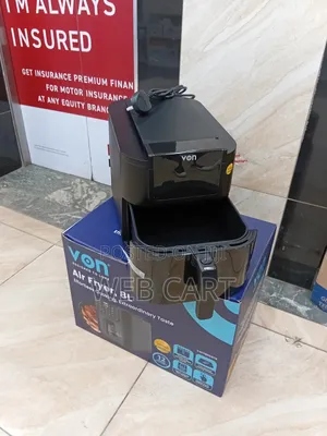Von 8l Digital Air Fryer – Slim Design