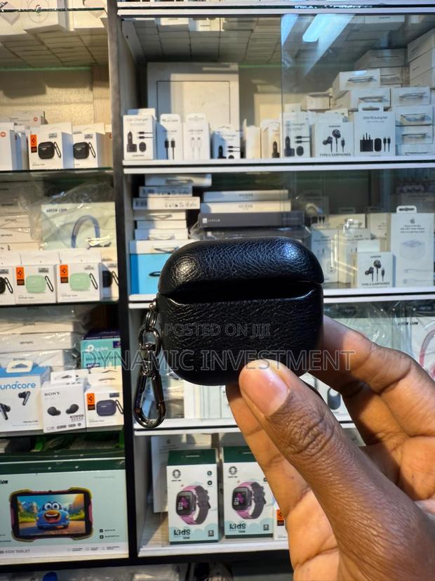 Luxury Soft Leather Shockproof Case/Cover for Apple Airpods Pro 2 - main view