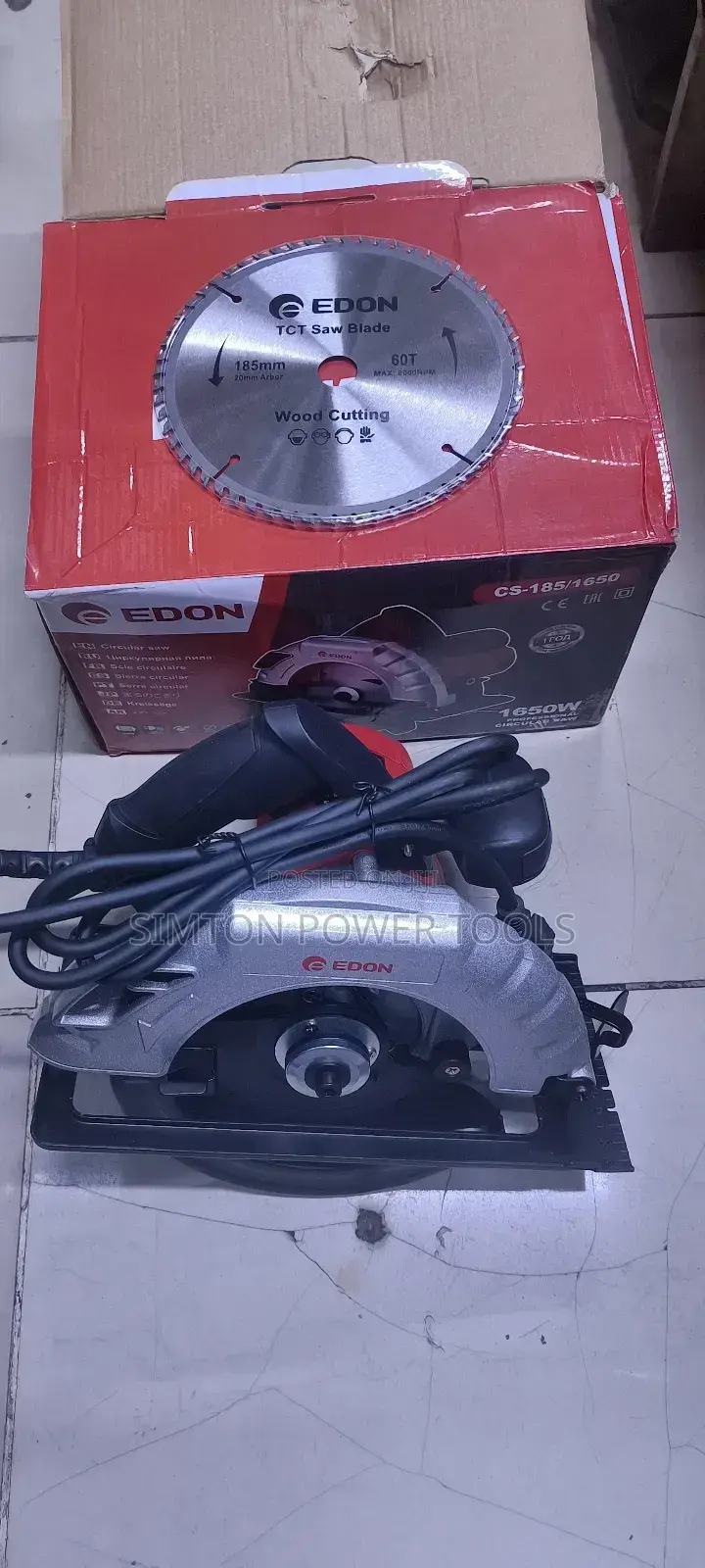 Brand New 1650w Edon Circular Saw