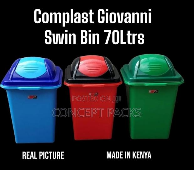 70litres Giovanni Plastic Swing Bin