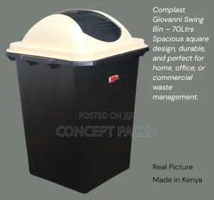 70litres Giovanni Plastic Swing Bin