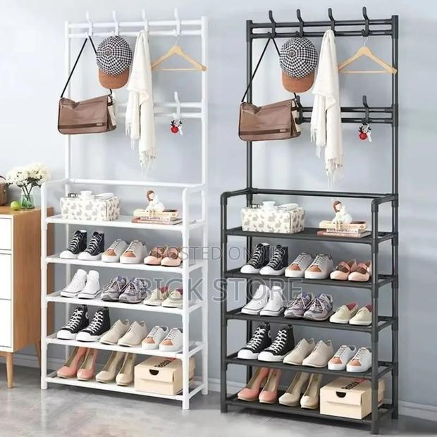 Strong Metallic Shoe Rack/ Hat Rack - main view