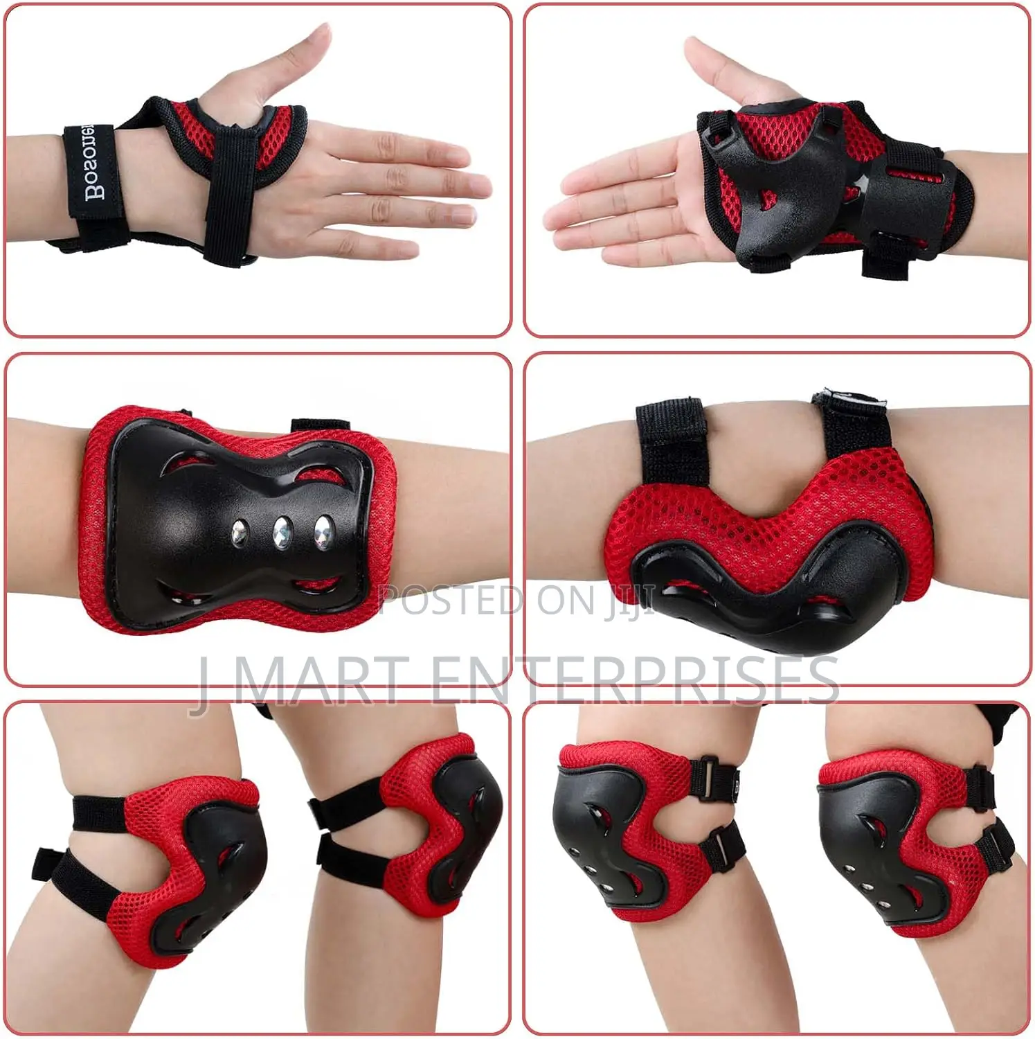 Protective Gear Set for Roller Skates Cycling BMX Bike Skateboard