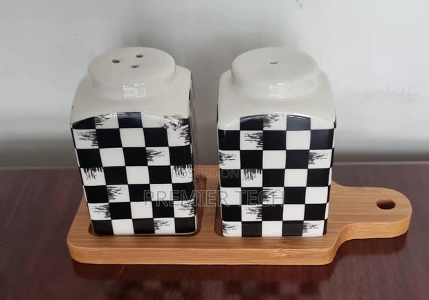 *Ja7268-H28 Salt Pepper Pot Bamboo Base - thumbnail 2