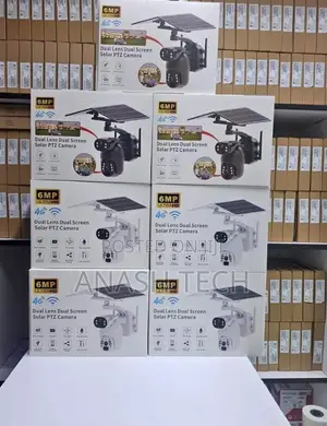 6mp Solar PTZ Ubox Camera Ubox Outdoor Dual Pannel
