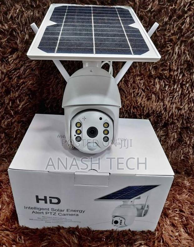 4g Solar Enabled PTZ CCTV Camera One Eye Lens - main view