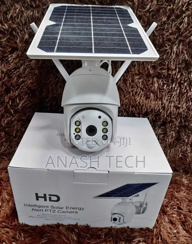 4g Solar Enabled PTZ CCTV Camera One Eye Lens
