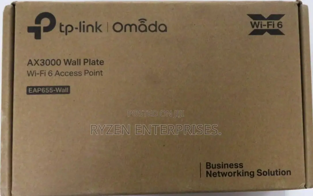 Tp-link Ax3000 Wall Plate Wi-fi 6 Access Point - Tl-eap655-wall