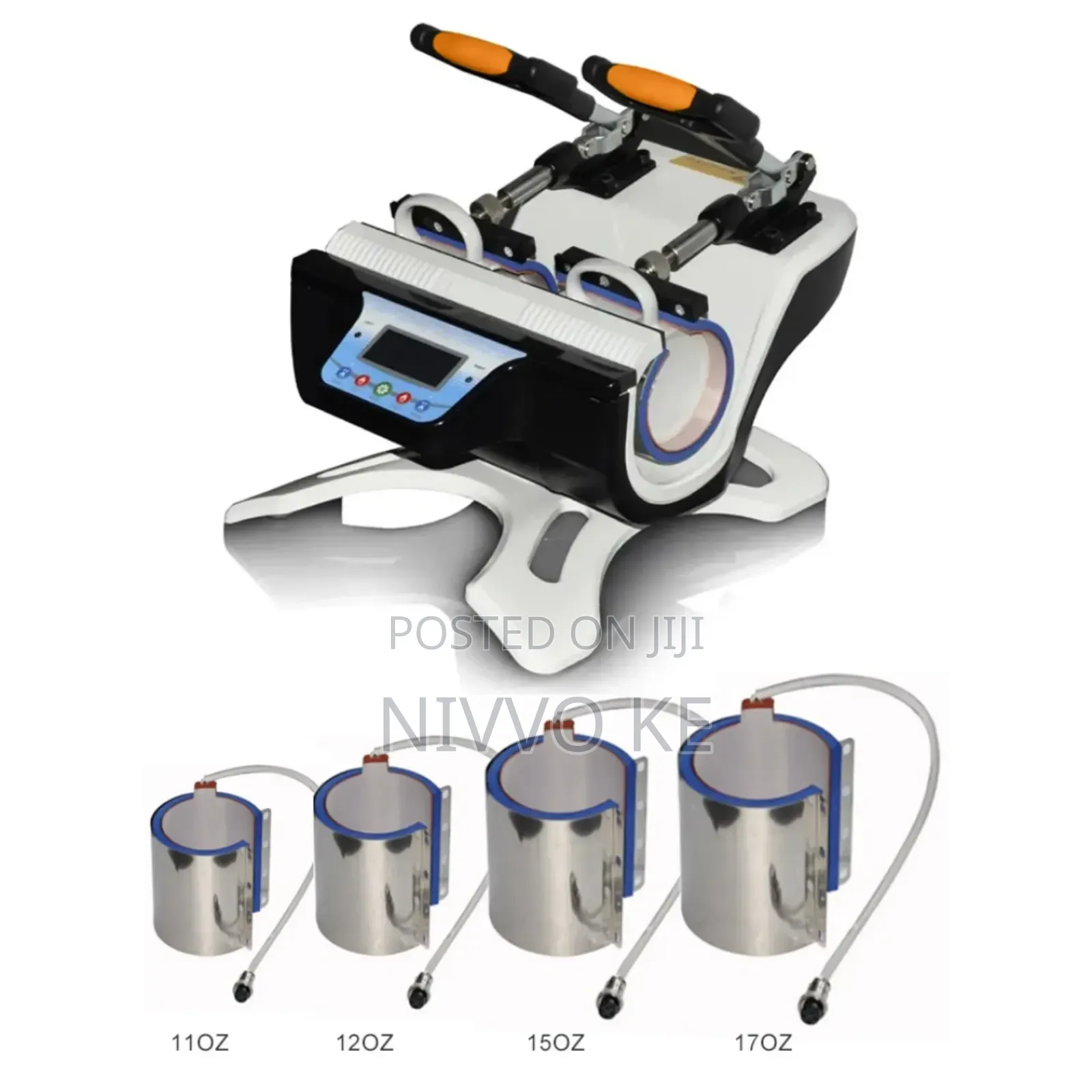 Double Stations Mug Press Machine