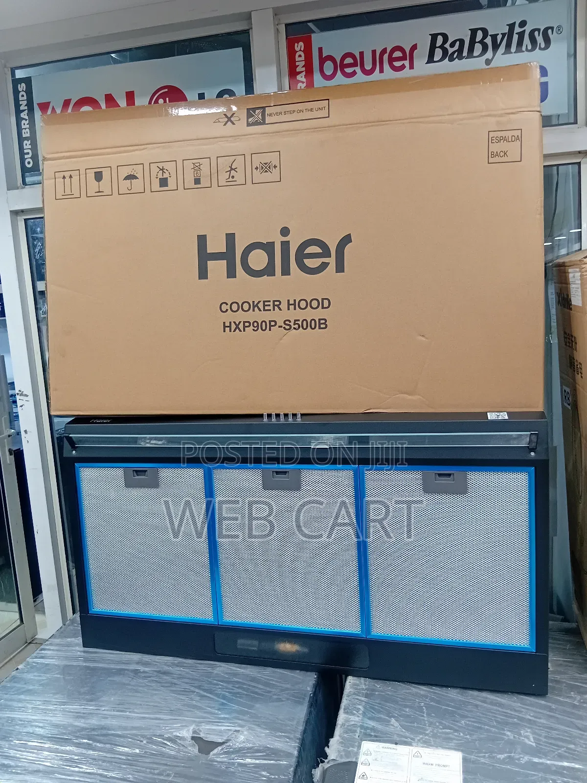 Haier Hxp90p-S500b Wall Mounted Cooker Hood