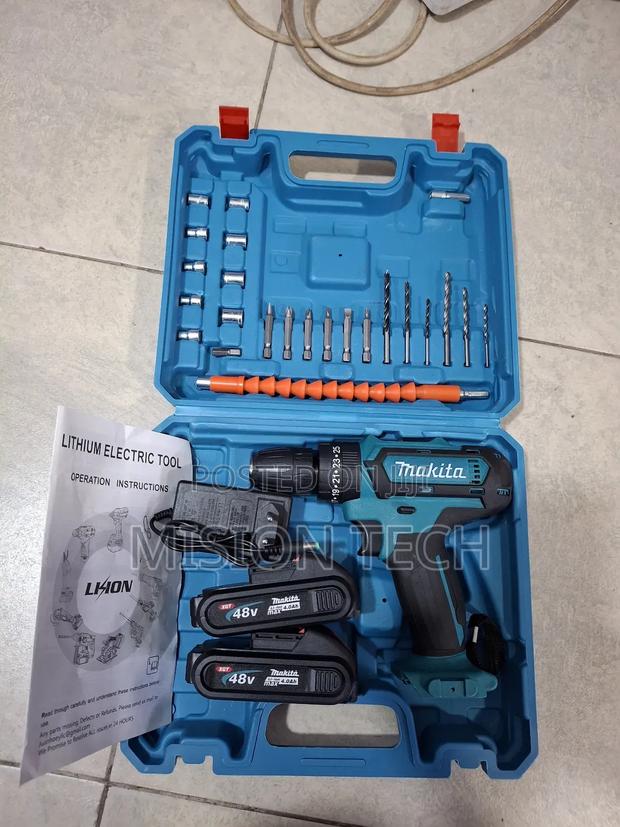 Makita 48v Cordless Electric Drill Kit.
