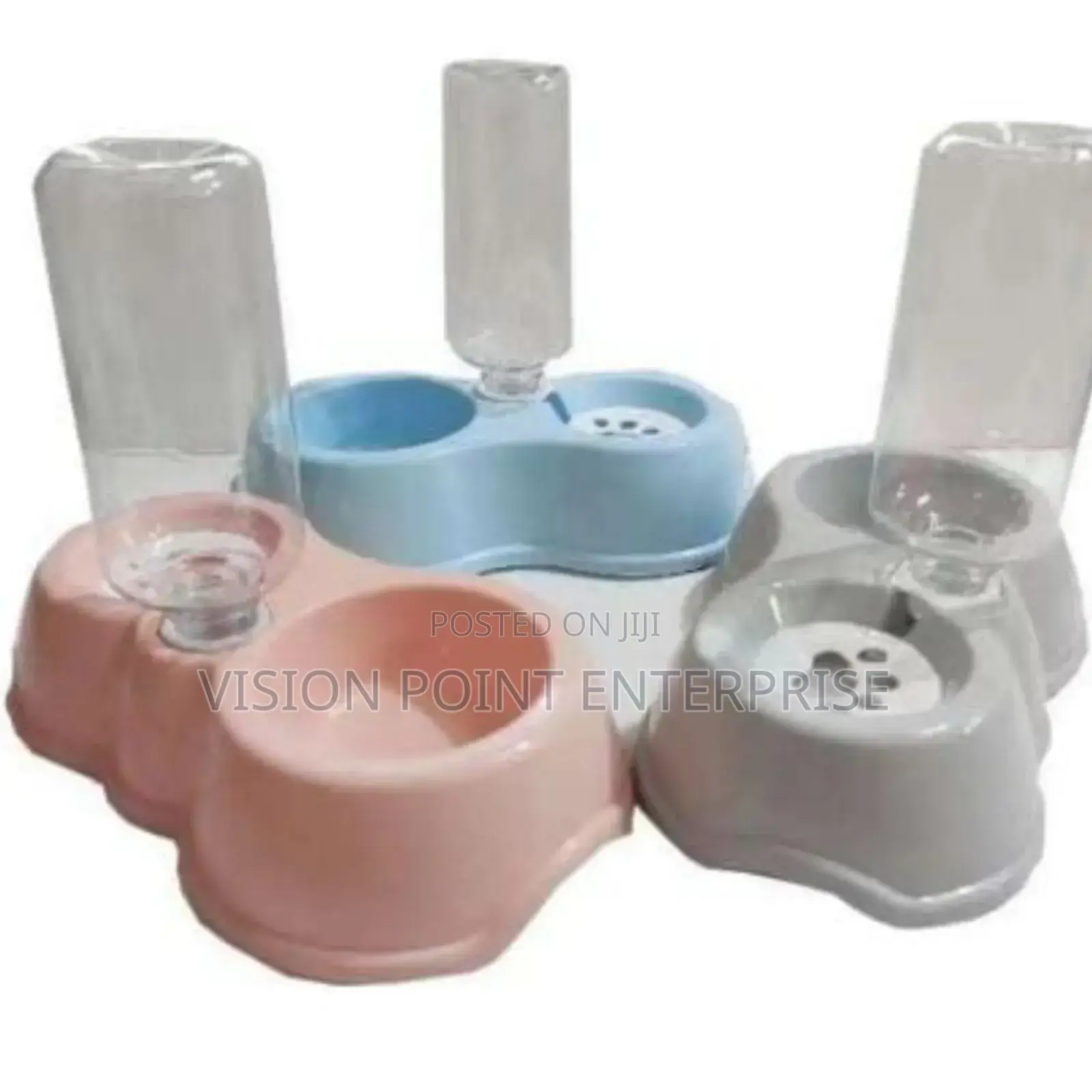 2in1 Automatic Doublr Pet Bowl Plus Water Dispenser
