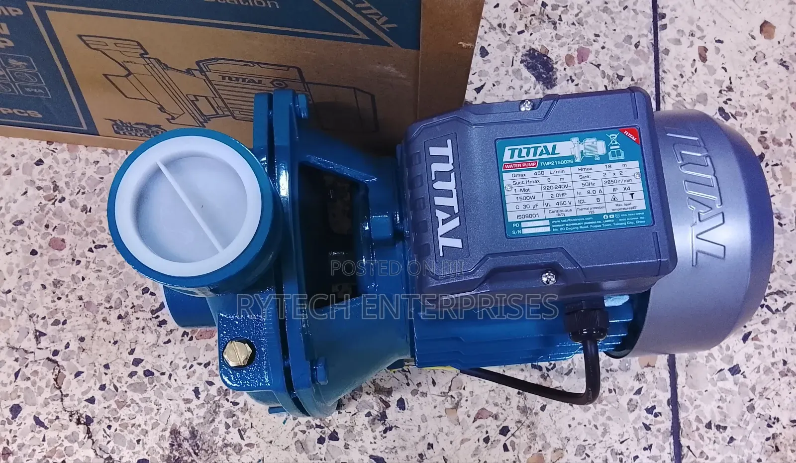 Total 2hp Surface Water Pump/Booster Pump