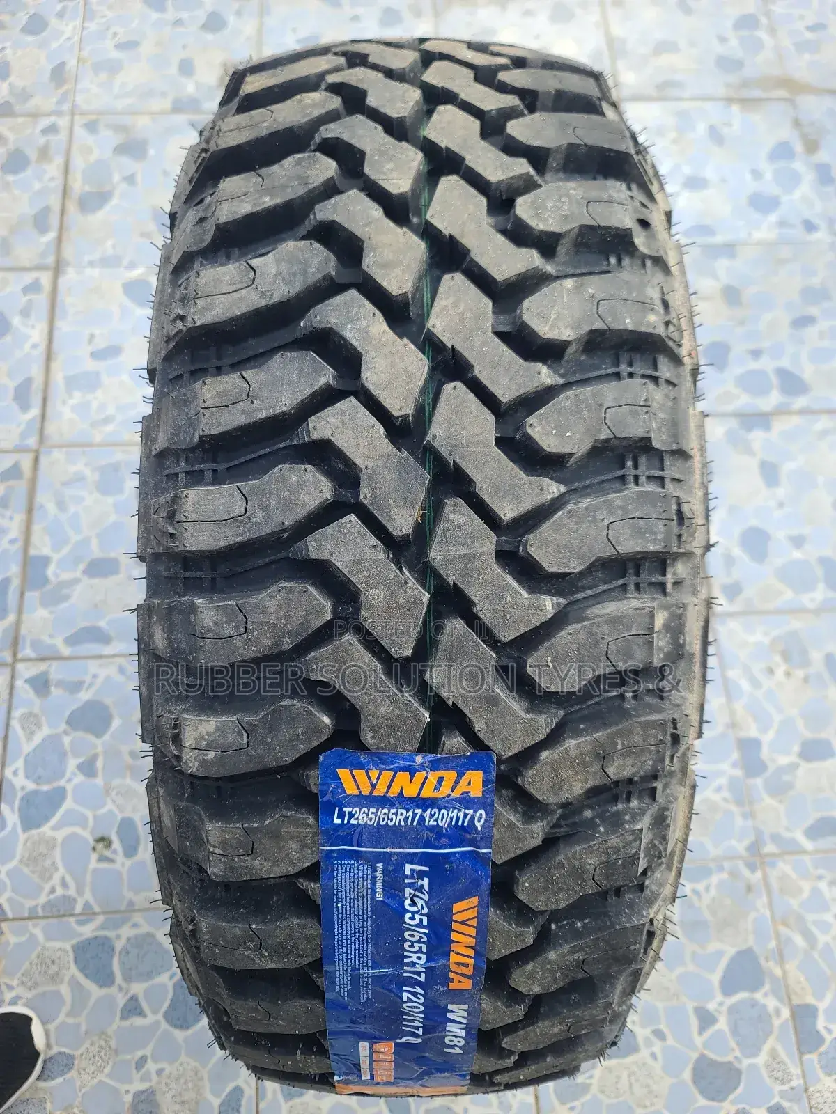 265/65r17 Winda Tires [M/T Mud-truck ]L/T