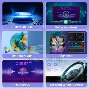 9 Inch Android Car Radio 2 Din 4gb+ 64gb+ Free Reverse Camera