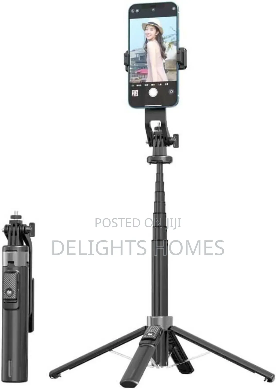 Bluetooth Wireless Selfie Stick Tripod Stand_sta