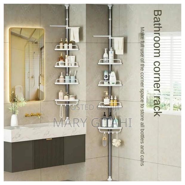 4 Tier Adjustable Telescopic Multi-Corner Shelf Organiser*
 Price