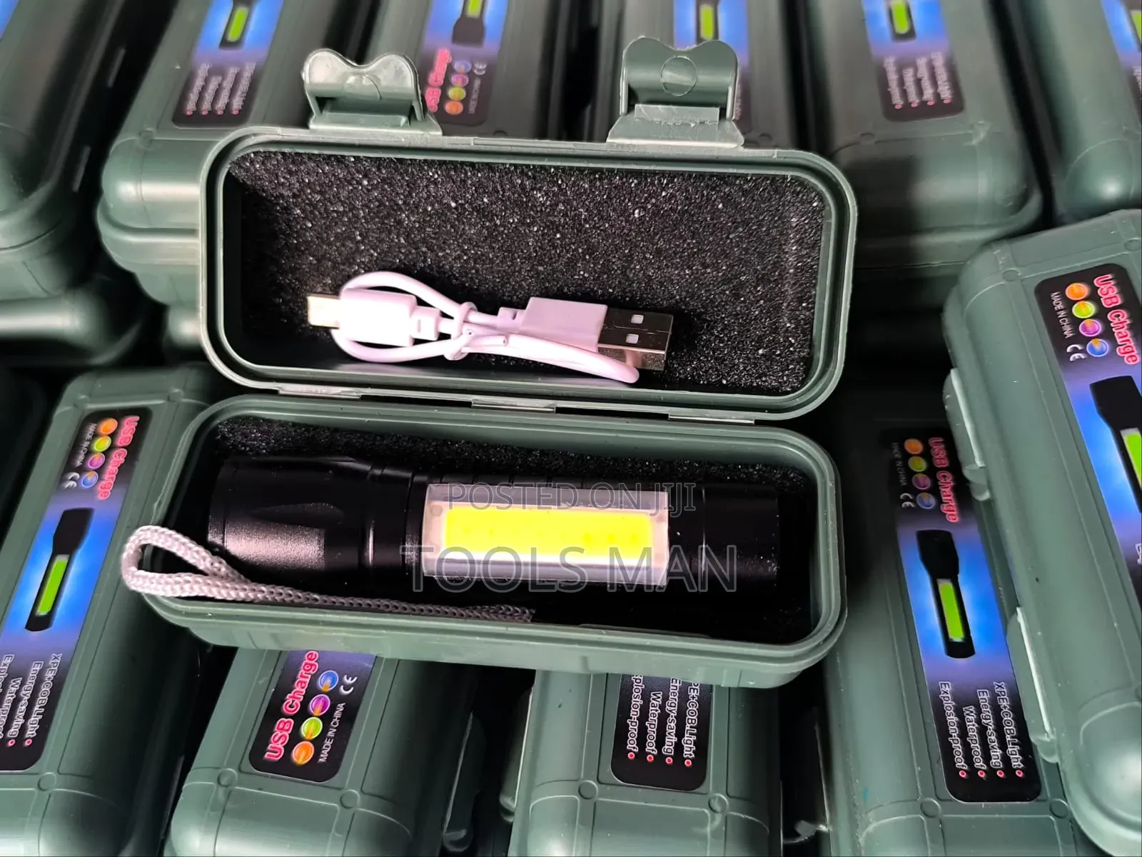 Mini Usb-Rechargeable Led Flashlight