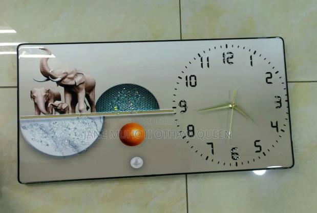 Crystal Porcelain Decorative Painting With Clock - thumbnail 3