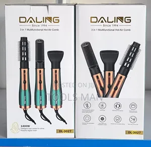 Daling 3-in-1 Multifunctional Hot Air Comb (Model: Dl-3027)