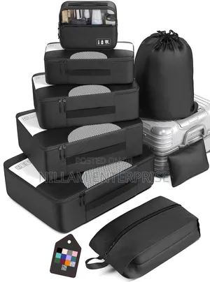 *8pcs Premium Luggage Travel Organizers for Suitcase.