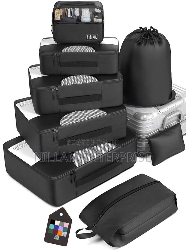 *8pcs Premium Luggage Travel Organizers for Suitcase.