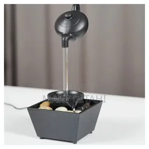 Black*Floating Teapot Waterfall Ornament Usb 5v Battery