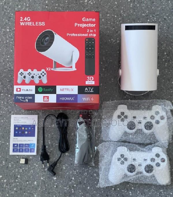 Hy300 Pro Gaming Projector 2 in 1 Android , Smart Home Projector