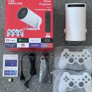 3d Game Projector 2 in 1 Hy300 Controller Gamepad Home Cinema