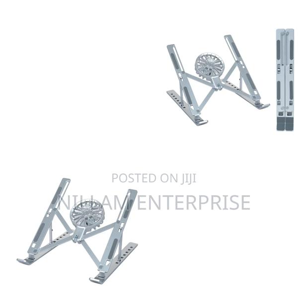 Foldable Laptop Stand With Built-in Cooling Fan
