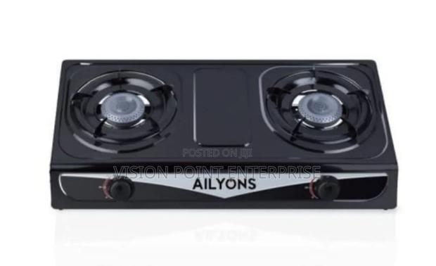 Ailyons 2 Burner Table Top Stainless Steel Gas Stove Cooker