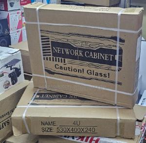 4u Network Cabinet Enclosure for Nvr, Patch Panels, and Switches - main view